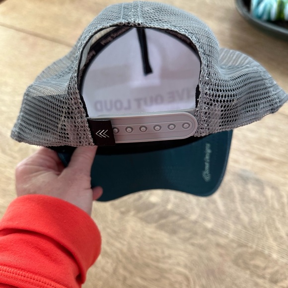 LIVE OUT LOUD Scout Designs Mint Green Turquoise Snap Back Trucker Hat - Picture 7 of 10